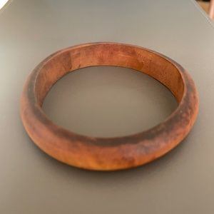 Wood Bangle Bracelet